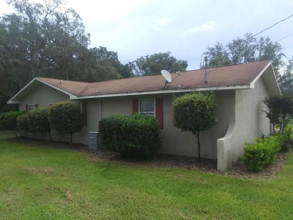 Hedge Trimming - hedges around a house.